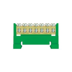 LZ 7/Z LISTWA ZACISKOWA 7X16.0MM2 NA SZYNĘ ZIELONY