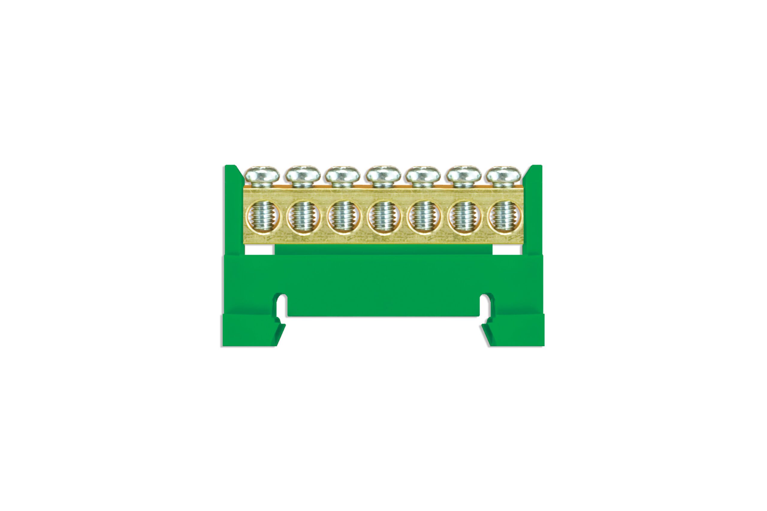 LZ 7/Z LISTWA ZACISKOWA 7X16.0MM2 NA SZYNĘ ZIELONY