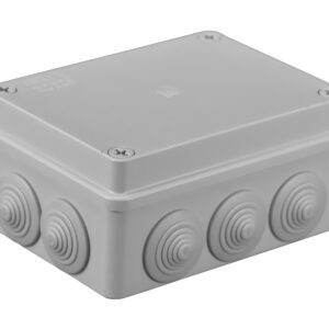 S-BOX 306 PUSZKA INSTALACYJNA NT 150X110X70 IP55 10 DŁAWIKÓW SZARY