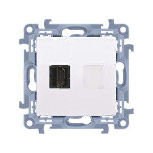 SIMON 10 MODUŁ BIAŁY GNIAZDO 1X HDMI