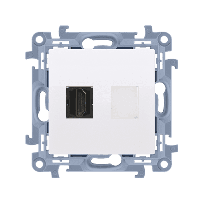 SIMON 10 MODUŁ BIAŁY GNIAZDO 1X HDMI