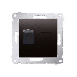 SIMON 54 ANTHRACITE MODULE COMPUTER SOCKET 1X UAE 8 CAT.6 UTP WITH DUST COVER FLAT