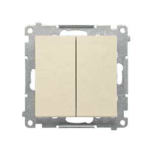 SIMON 55 CHAMPAGNE MAT MODULE SERIAL SWITCH SPRING TERMINALS 10AX 250V