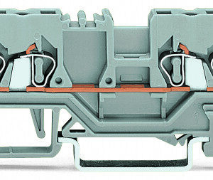 ZŁĄCZKA PRZELOTOWA 4-PRZEWODOWA  2.5 POMARAŃCZOWY