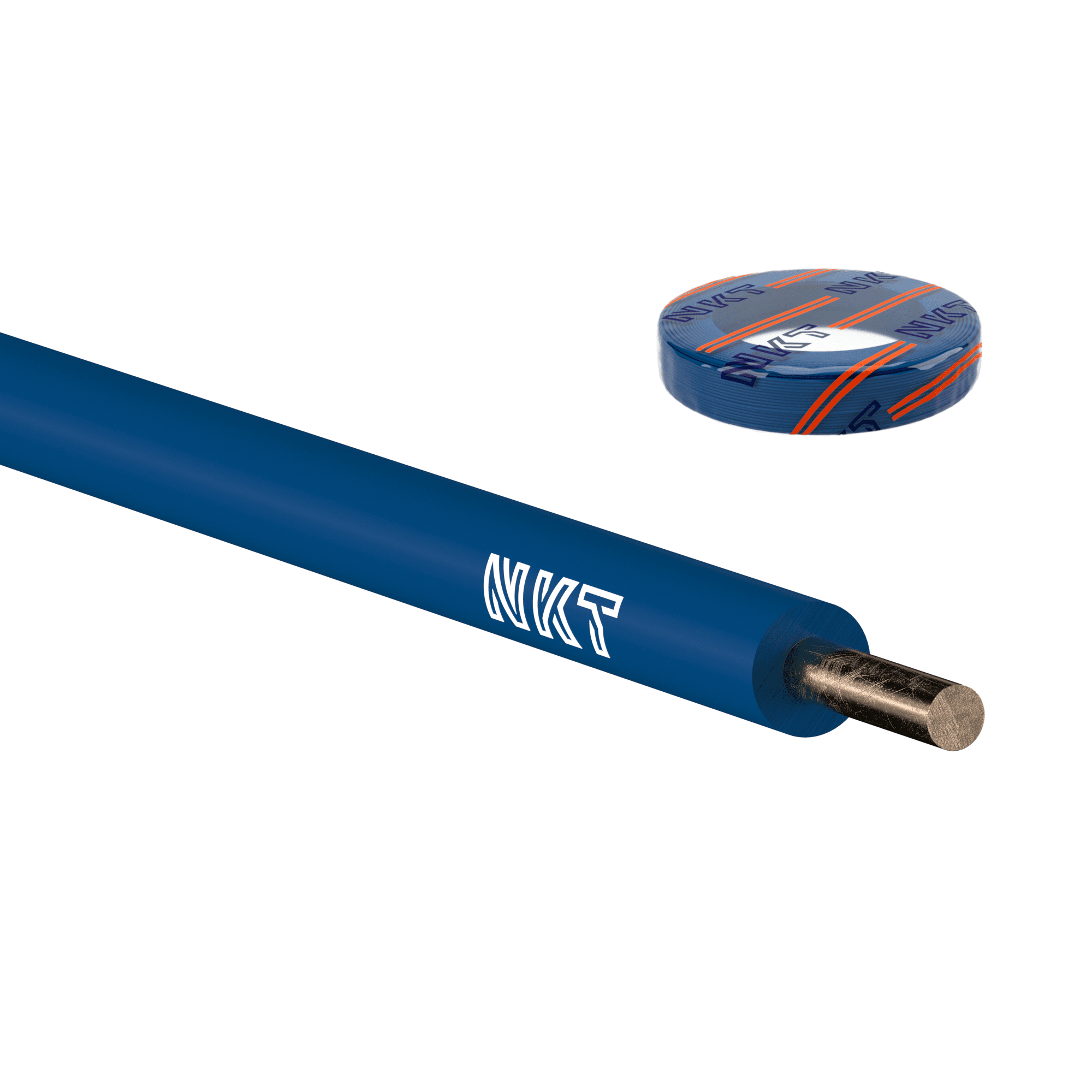 H05V-U DY 0.5 BLUE SINGLE-CORE WIRE 300/500V CLASS 1