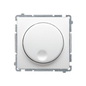 SIMON BASIC MODUŁ BIAŁY ŚCIEMNIACZ PRZYCISKOWO-OBROTOWY 20-500W ZACISKI ŚRUBOWE 230V