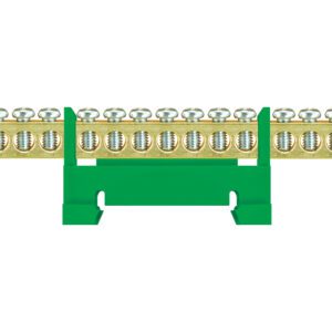 LZ15/Z LISTWA ZACISKOWA 15X16.0MM2 NA SZYNĘ ZIELONY