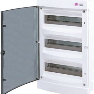 ECM36PT-S ROZDZIELNIA PLASTIKOWA PT 36M 3X 12M N+PE IP40 IK07 460X273X68 DRZWI DYMNE BIAŁY DIDO