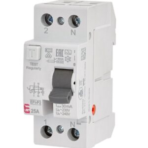 EFI6-P2 25A/ 30MA/A RCCB 25A 2P 2M 30MA A 6KA