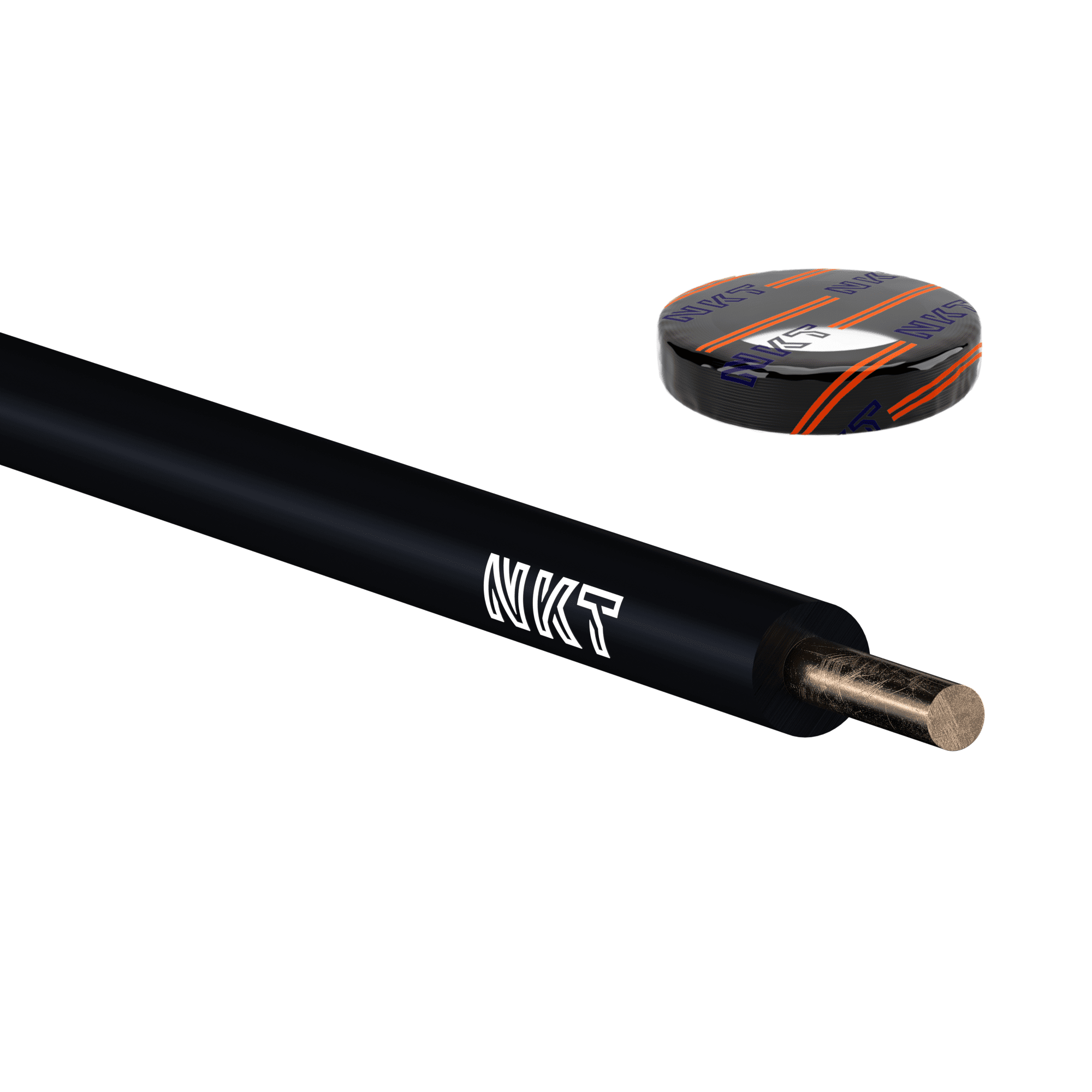 H07V-U DY 6.0 BLACK SINGLE-CORE WIRE 450/750V CLASS 1