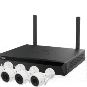 SET OF 4 H3C 4MP CAMERAS WITH NVR X5S RECORDER WI-FI - NO DISK INCLUDED