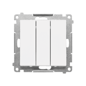 SIMON 55 WHITE MATT MODULE SWITCH 3X SPRING TERMINALS 10AX 250V
