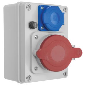 R-BOX 150 ROZDZIELNIA BUDOWLANA NT 1X 250V 1X 32A/5P IP44 SZARY