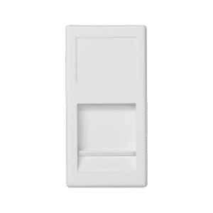 CONNECT M45 CZYSTA BIEL PŁYTKA 1M DO GNIAZD 1X UAE Z OSŁONĄ KEYSTONE