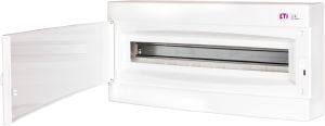 ECT 1X24PO-S ROZDZIELNIA PLASTIKOWA NT 24M 1X 24M N+PE IP40 IK07 236X503X112 DRZWI PEŁNE BIAŁY DIDO