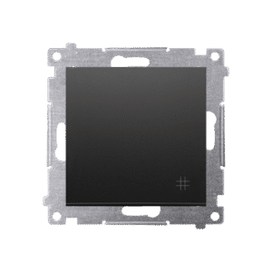 SIMON 54 BLACK MATT MODULE CROSS SWITCH SPRING TERMINALS 10AX 250V