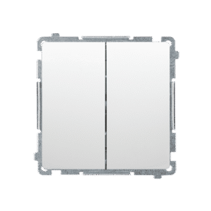 SIMON BASIC WHITE SERIAL SWITCH MODULE SPRING TERMINALS 10AX 250V