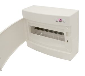 ECT12PO ROZDZIELNIA PLASTIKOWA NT 12M 1X 12M N+PE IP40 IK07 236X287X112 DRZWI PEŁNE BIAŁY DIDO
