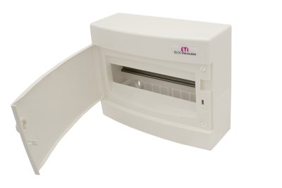 ECT12PO ROZDZIELNIA PLASTIKOWA NT 12M 1X 12M N+PE IP40 IK07 236X287X112 DRZWI PEŁNE BIAŁY DIDO