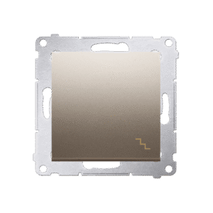 SIMON 54 GOLD MAT MODULE UNIVERSAL SWITCH "STAIRS" SPRING CLAMP 10AX 250V