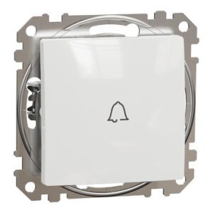 Schneider Electric, Sedna Design & Elements, Przycisk 1-biegunowy "dzwonek", biały, SDD111131