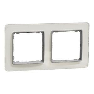 Schneider Electric, Sedna Elements, Ramka 2-krotna, szkło białe, efekt szkła, SDD360802