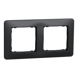 Schneider Electric, Sedna Design, Ramka 2-krotna, czarny antracyt, SDD314802