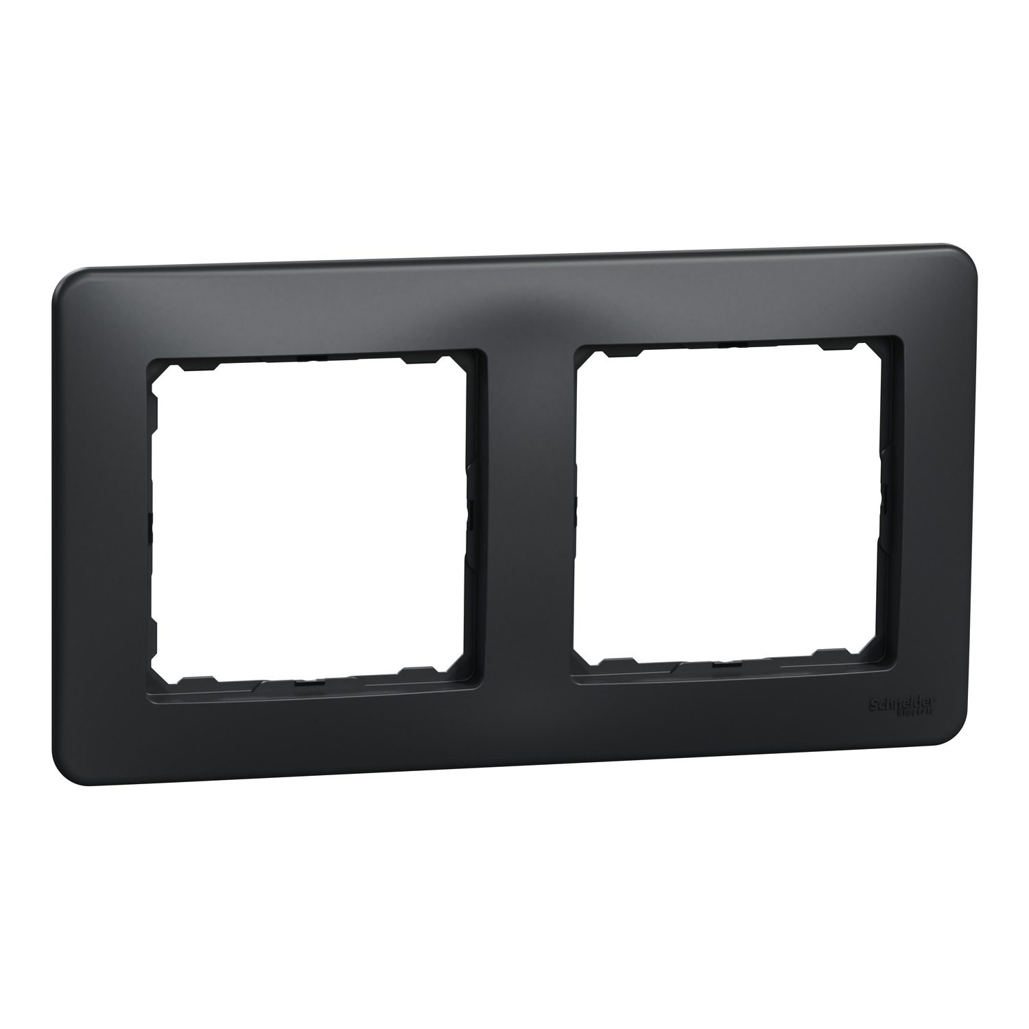 Schneider Electric, Sedna Design, Ramka 2-krotna, czarny antracyt, SDD314802