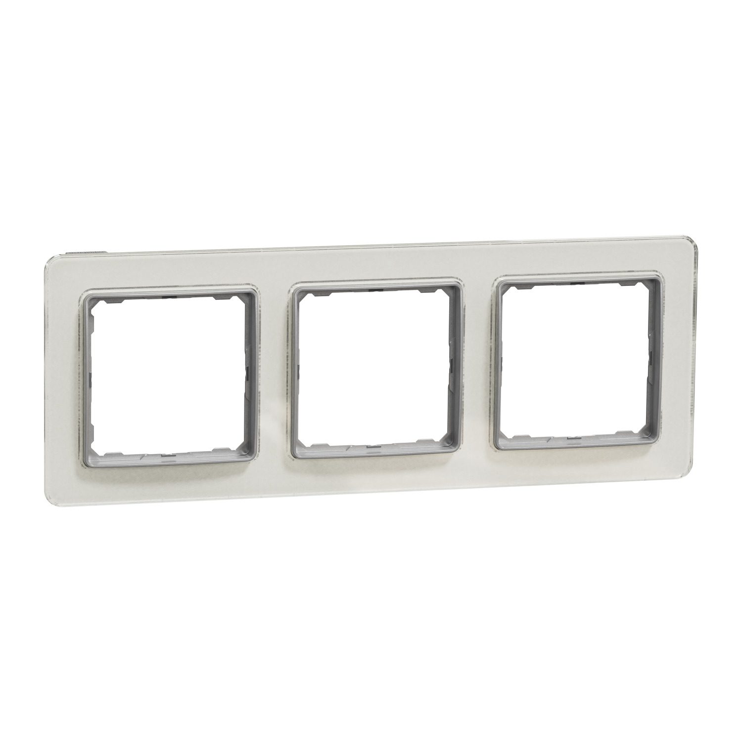 Schneider Electric, Sedna Elements, Ramka 3-krotna, szkło białe, efekt szkła, SDD360803