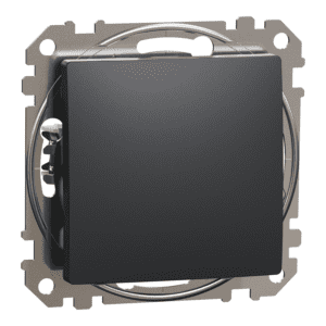 Schneider Electric, Sedna Design & Elements, Single Pole Switch, anthracite black, SDD114101
