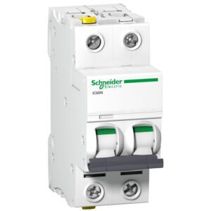 Schneider Electric Wyłącznik nadprądowy Acti9 iC60N-C16-2 C 16A 2-biegunowy, A9F04216