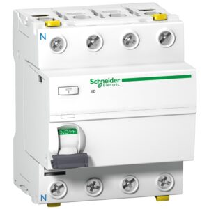 Schneider Electric Wyłącznik różnicowoprądowy Acti9  iID-25-4-30-A 25A 4-biegunowy 30mA typ A, A9Z21425