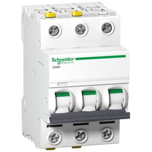 Schneider Electric Wyłącznik nadprądowy Acti9 iC60N-C16-3 C 16A 3-biegunowy, A9F04316