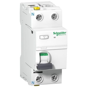 Schneider Electric Residual Current Circuit Breaker Acti9 iID-25-2-30-AC 25A 2-pole 30mA type AC, A9Z11225