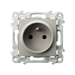 SZAFIR KASZMIROWY BEŻ GNIAZDO POJEDYNCZE Z UZIEMIENIEM