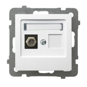 AS MODUŁ BIAŁY GNIAZDO TV TYP F