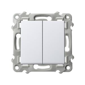 SZAFIR MODUŁ BIAŁY ŁĄCZNIK UNIWERSALNY 2X ZACISKI SPRĘŻYNOWE 10AX 250V