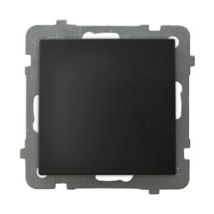 AS BLACK MODULE SINGLE POLE SWITCH SCREW TERMINALS 10AX 250V