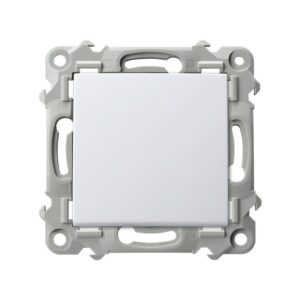 SAPPHIRE MODULE WHITE BUTTON 1X 1Z SPRING TERMINALS 10AX 250V