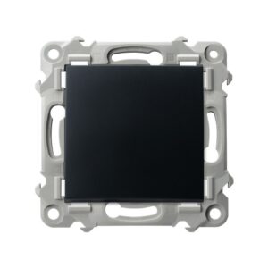 SAPPHIRE BLACK METALLIC MODULE 1-POLE SWITCH TERMINAL BLOCK 10AX 250V