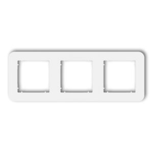 MINI BIAŁY RAMKA 3X ZAOKRĄGLONA UNIWERSALNA